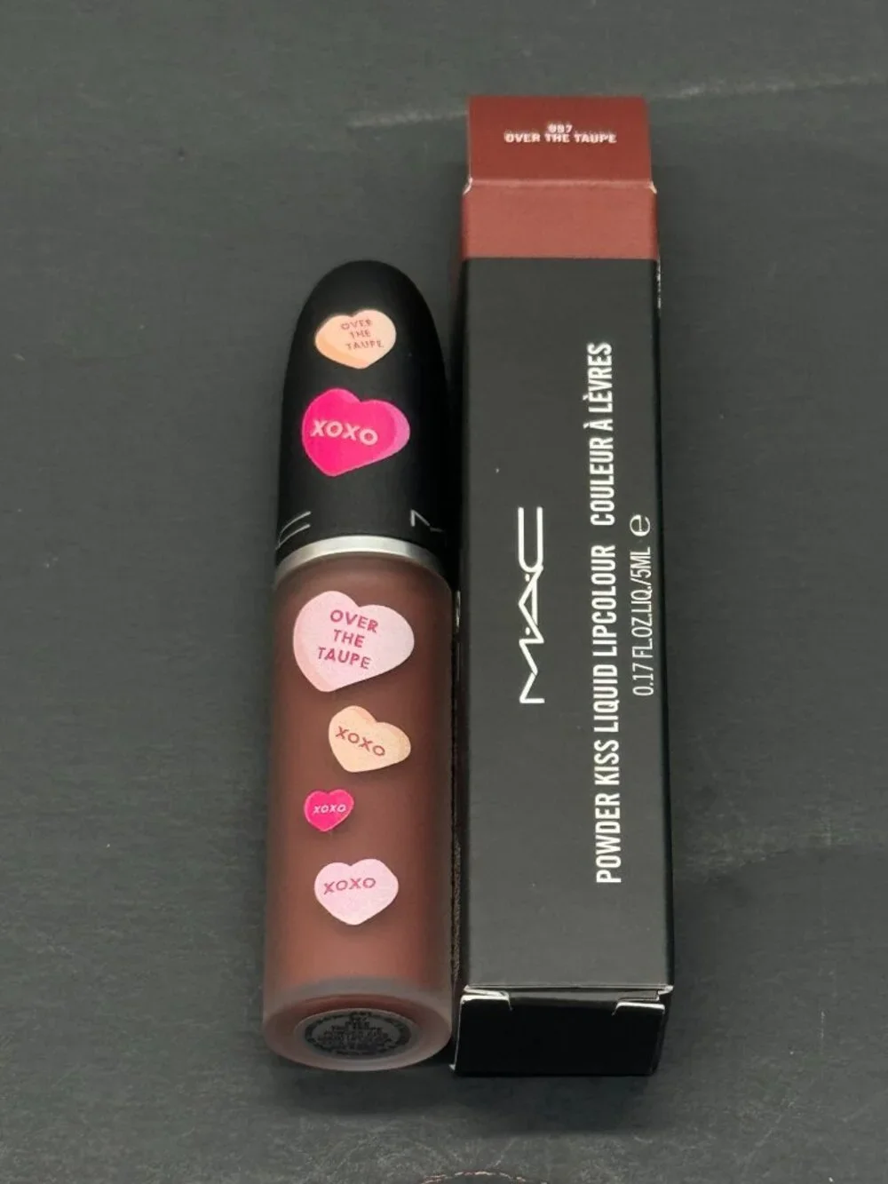 MAC Powder kiss Liquid Lip Color Over the Taupe - 0.17 Oz